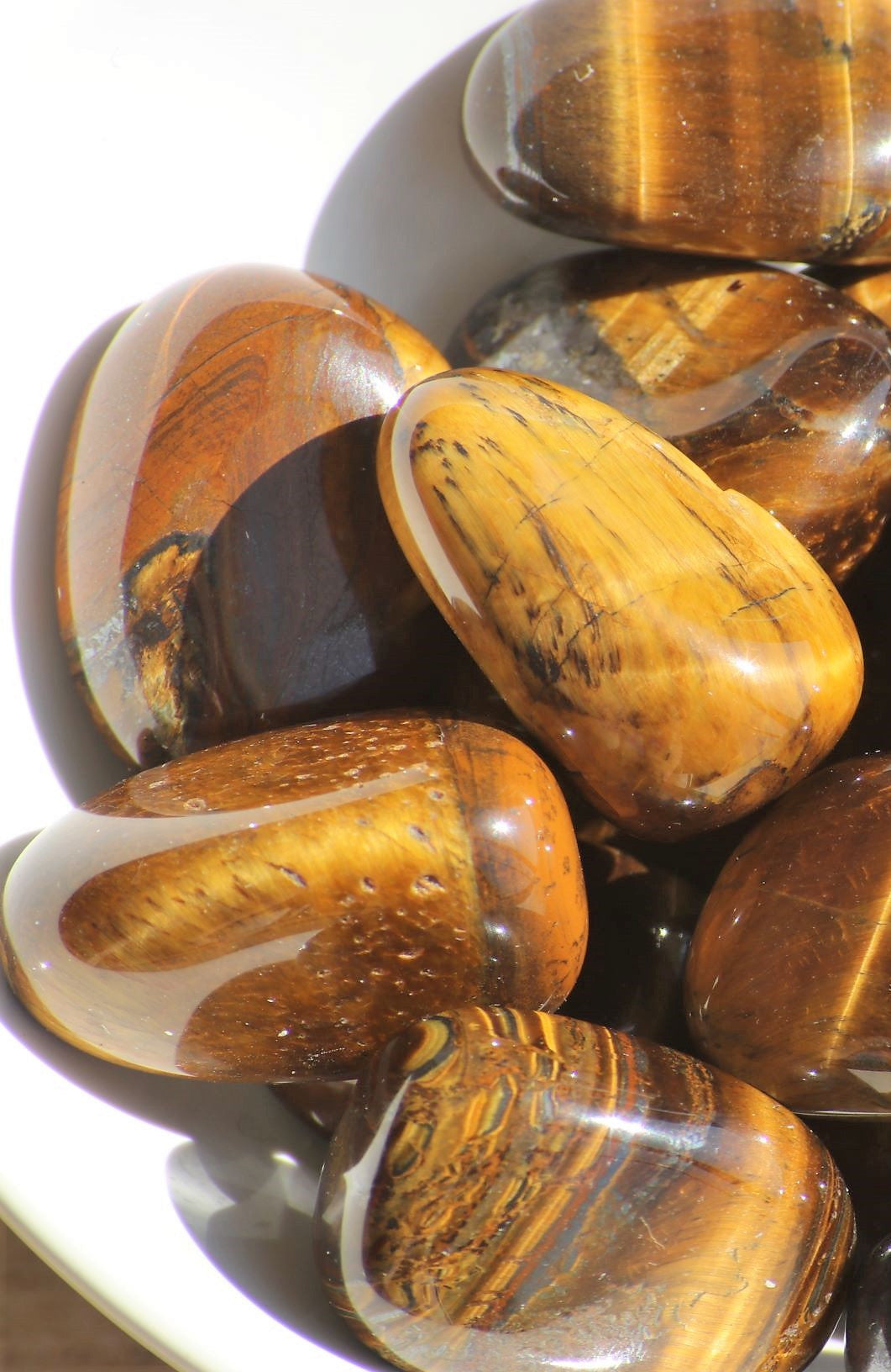 Tiger Eye Gold Tumbled Stone